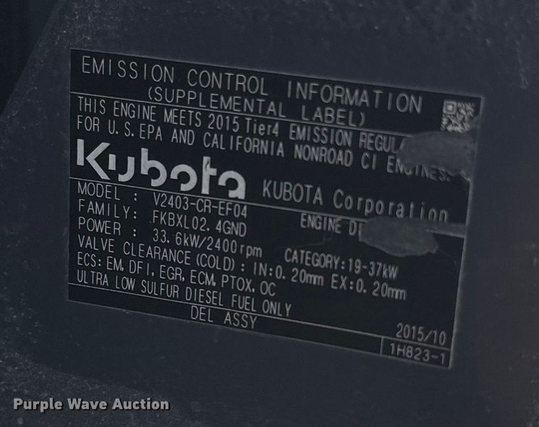 image for item DQ6754 2018 IHI 45V4-F mini excavator