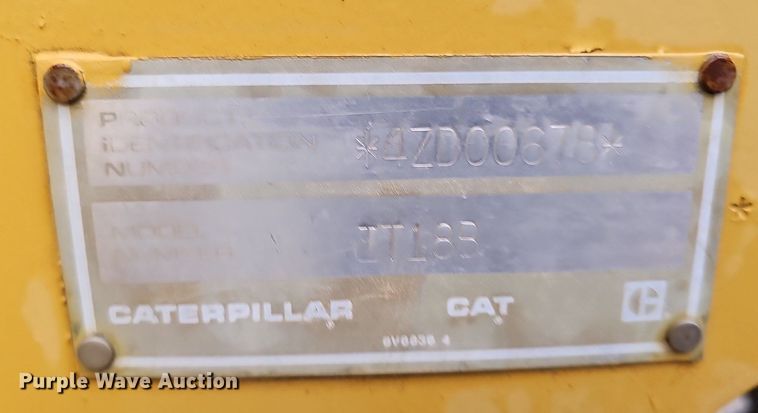 image for item DQ8572 1989 Caterpillar IT18B wheel loader