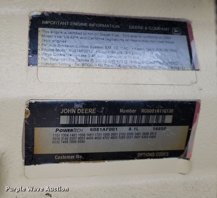 image for item DR7885 Kohler 200R0ZJ generator