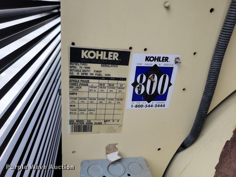 image for item DR7885 Kohler 200R0ZJ generator