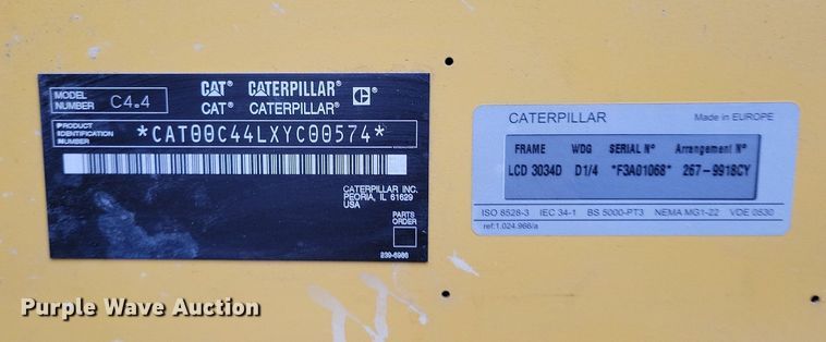 image for item DR7886 2006 Caterpillar  XQ80-2 generator