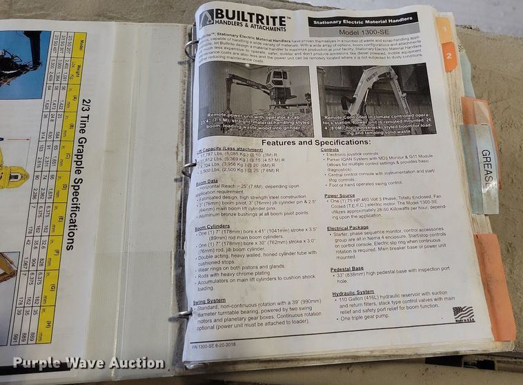 image for item DR7887 Builtrite 1300SE material handler crane