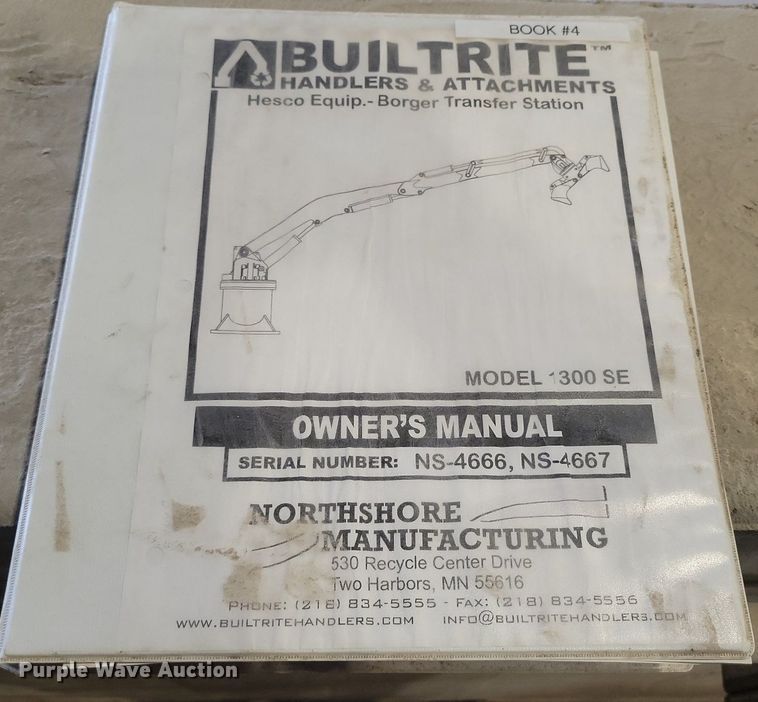 image for item DR7887 Builtrite 1300SE material handler crane