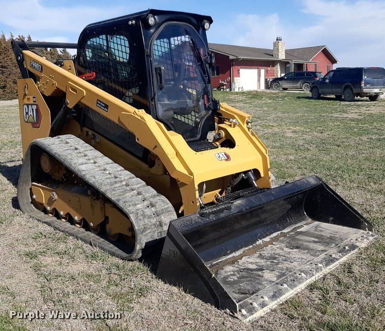 image for item DV9911 2023 Caterpillar 299D3 tracked skid steer loader