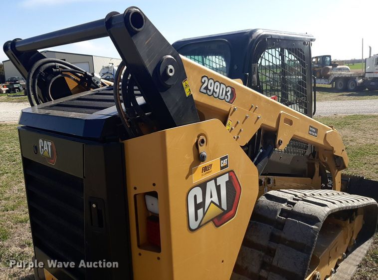 image for item DV9911 2023 Caterpillar 299D3 tracked skid steer loader