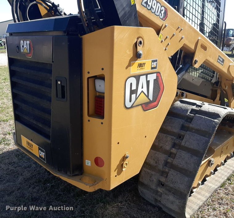 image for item DV9911 2023 Caterpillar 299D3 tracked skid steer loader