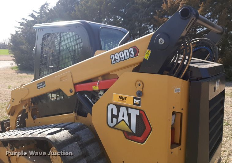 image for item DV9911 2023 Caterpillar 299D3 tracked skid steer loader