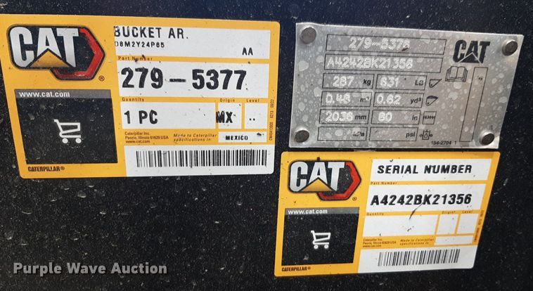 image for item DV9911 2023 Caterpillar 299D3 tracked skid steer loader