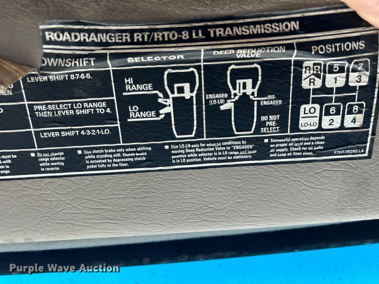 image for item EG1241 2007 Sterling L-Line dump truck