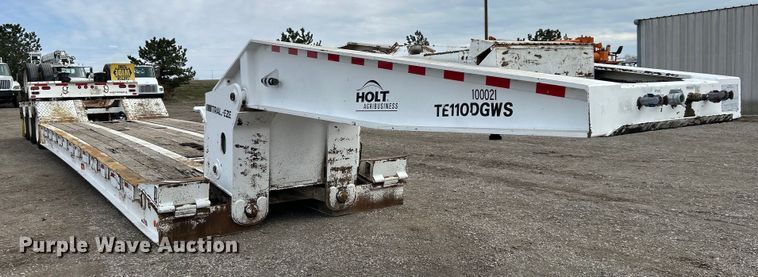 image for item EG1260 2010 Trail-Eze TE110DGWS lowboy equipment trailer