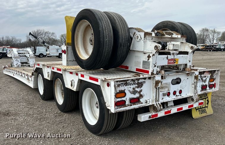 image for item EG1260 2010 Trail-Eze TE110DGWS lowboy equipment trailer