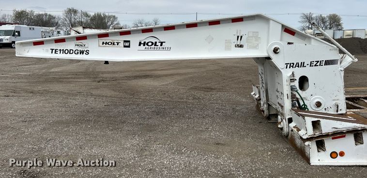 image for item EG1260 2010 Trail-Eze TE110DGWS lowboy equipment trailer