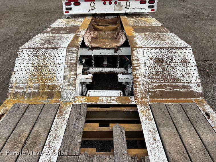 image for item EG1260 2010 Trail-Eze TE110DGWS lowboy equipment trailer