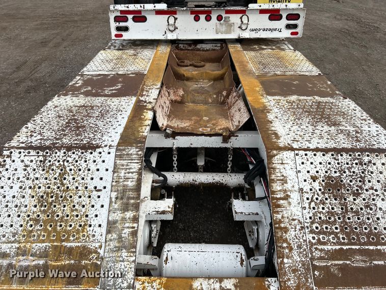 image for item EG1260 2010 Trail-Eze TE110DGWS lowboy equipment trailer