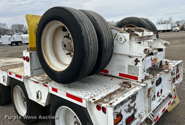 image for item EG1260 2010 Trail-Eze TE110DGWS lowboy equipment trailer