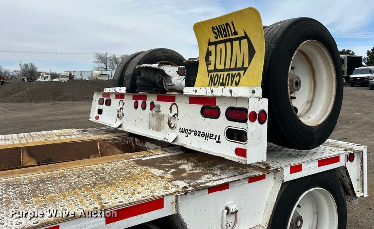 image for item EG1260 2010 Trail-Eze TE110DGWS lowboy equipment trailer