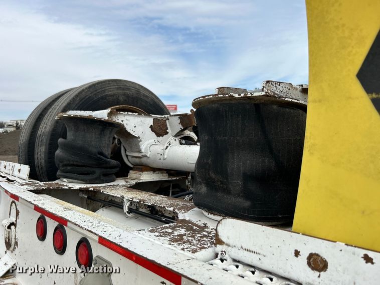 image for item EG1260 2010 Trail-Eze TE110DGWS lowboy equipment trailer