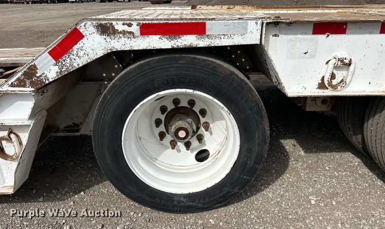 image for item EG1260 2010 Trail-Eze TE110DGWS lowboy equipment trailer