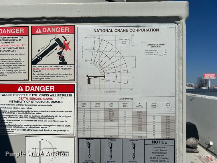 image for item EG1274 2012 Freightliner  M2 Business Class crane truck
