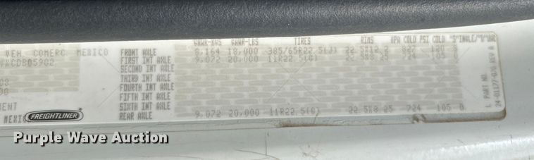 image for item EG1274 2012 Freightliner  M2 Business Class crane truck