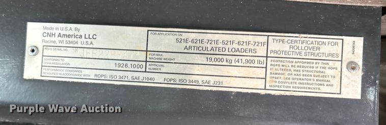 image for item EG1283 2012 Case 621F XR wheel loader