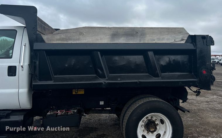 image for item EG1289 2008 Ford F650 Super Duty dump truck