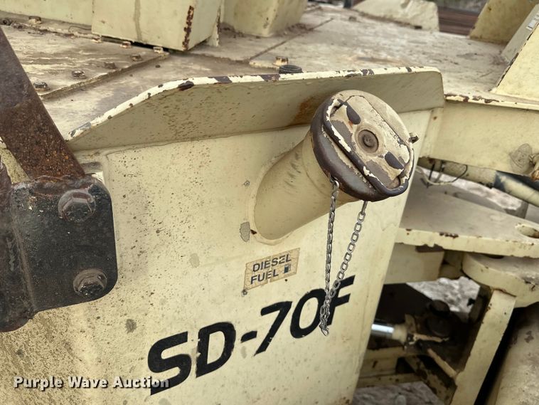 image for item EH3846 1992 Ingersoll Rand SD70F single drum vibratory roller