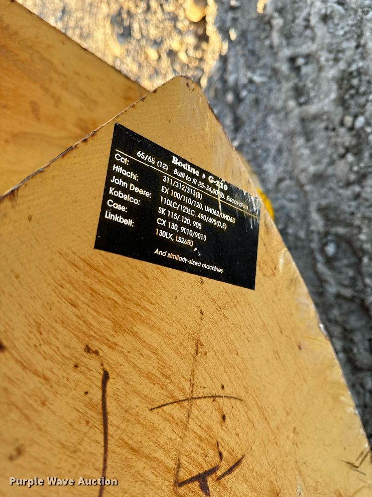 image for item EH6576 Bodine G-210 excavator grapple