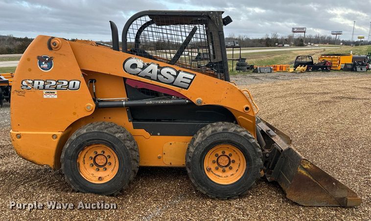 image for item EH6594 2012 Case SR220 skid steer loader