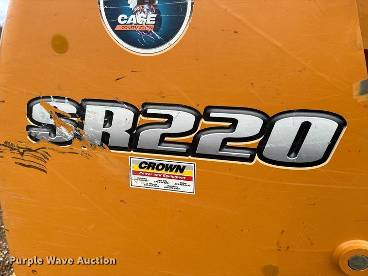 image for item EH6594 2012 Case SR220 skid steer loader