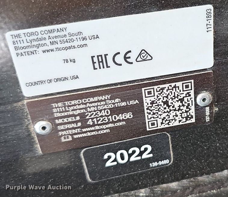 image for item EJ5985 2023 Toro  Dingo TX-1000 compact utility loader