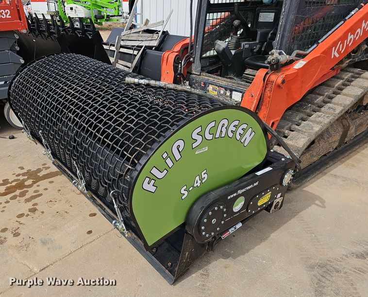 image for item EJ5986 2022 Flip Screen  S-45 skid steer screen bucket