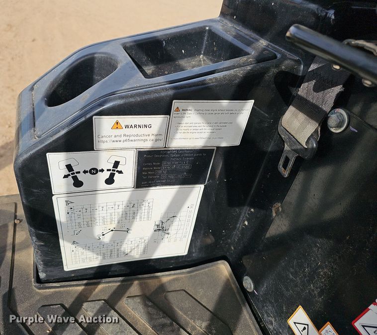 image for item EJ5991 2021 Sany SY16C mini excavator