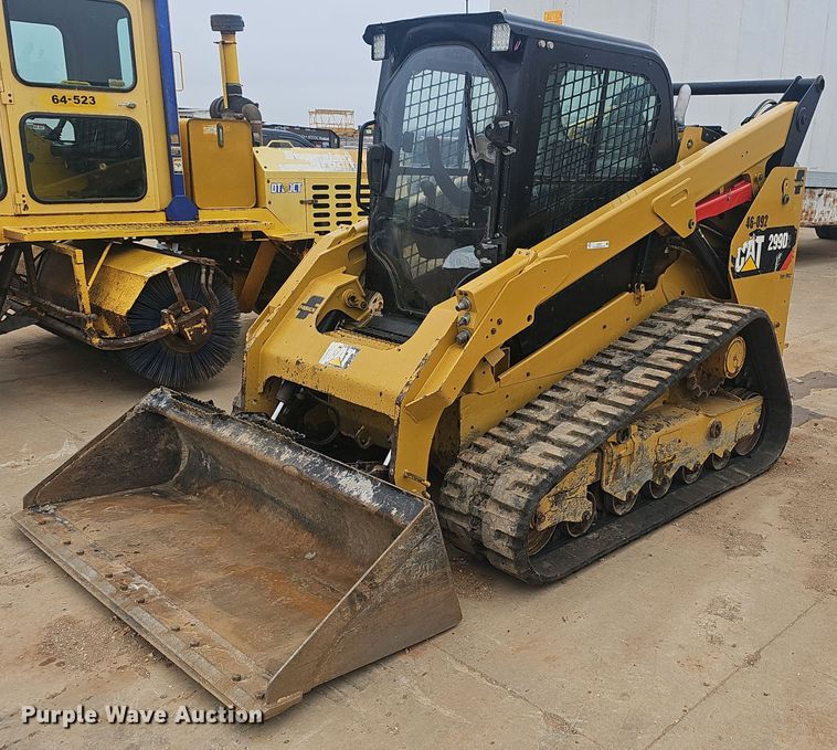 image for item EJ6100 2019 Caterpillar 299D2 tracked skid steer loader