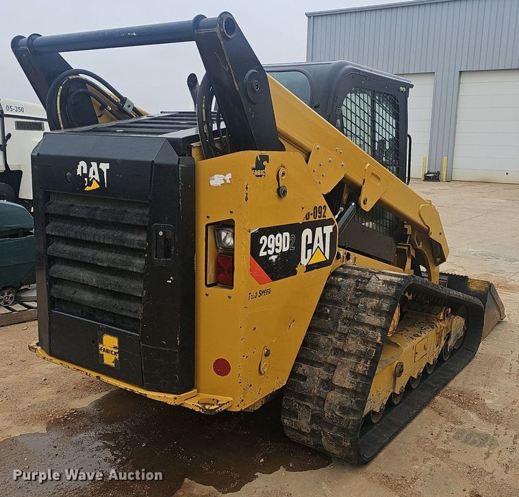 image for item EJ6100 2019 Caterpillar 299D2 tracked skid steer loader