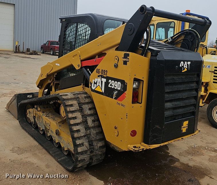 image for item EJ6100 2019 Caterpillar 299D2 tracked skid steer loader