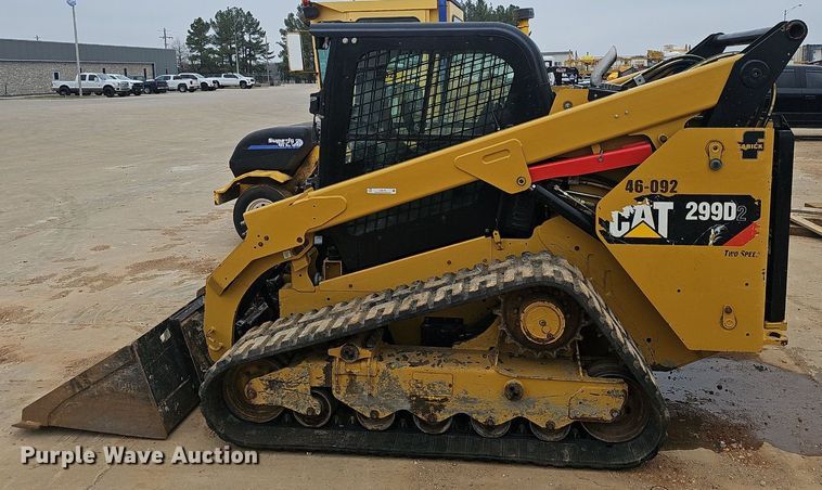 image for item EJ6100 2019 Caterpillar 299D2 tracked skid steer loader