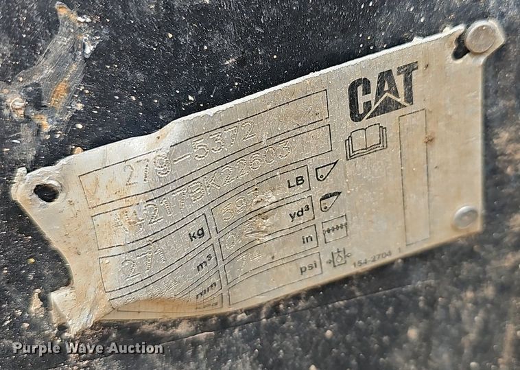 image for item EJ6100 2019 Caterpillar 299D2 tracked skid steer loader