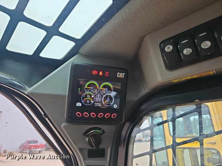 image for item EJ6100 2019 Caterpillar 299D2 tracked skid steer loader