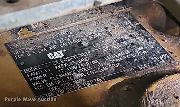 image for item EJ6100 2019 Caterpillar 299D2 tracked skid steer loader