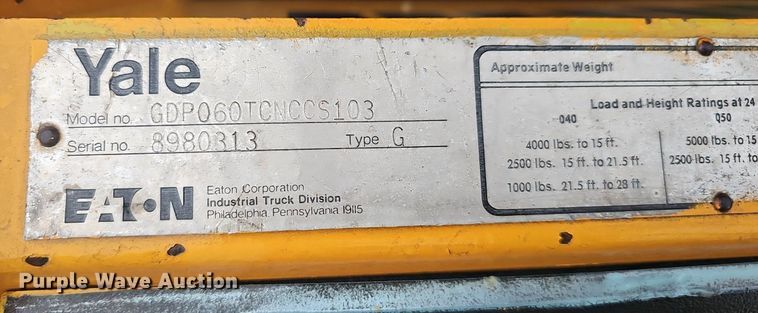 image for item EJ6107 Case 586C forklift