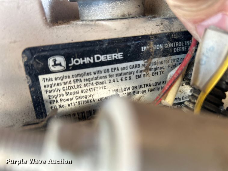 image for item EK4264 2013 Doosan P185WJD-T4I air compressor