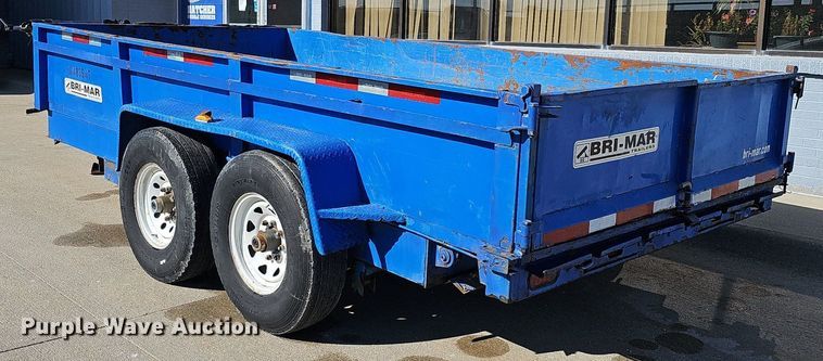 image for item IO9848 2016 Bwise Manufacturing dump trailer