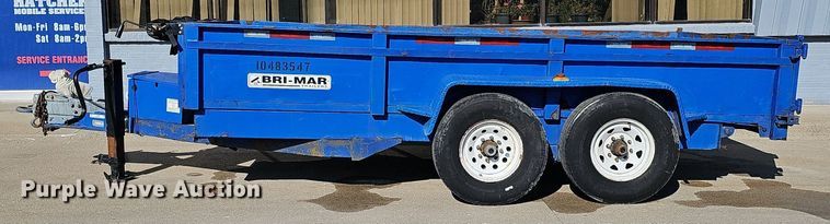 image for item IO9848 2016 Bwise Manufacturing dump trailer