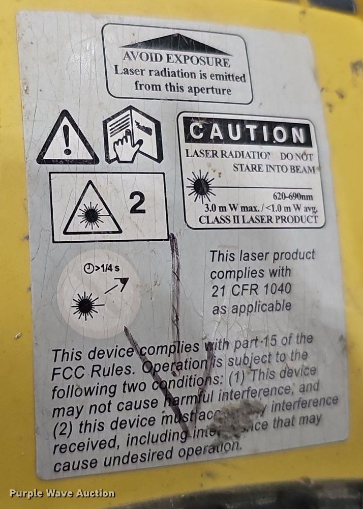 image for item IO9869 (7) laser levels