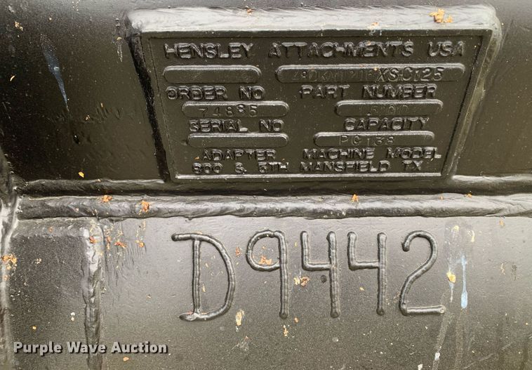 image for item KX9852 Hensley PC138 48