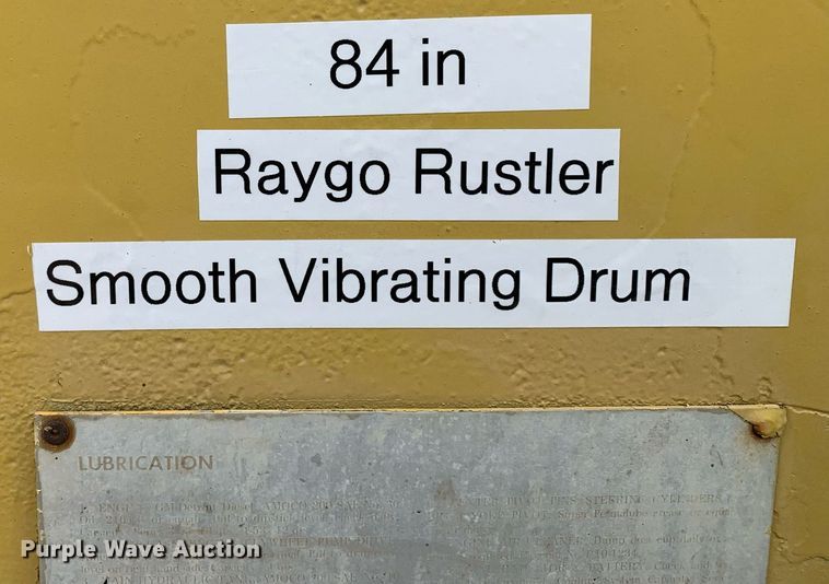 image for item KX9885 1971 Raygo Rustler single drum vibratory roller