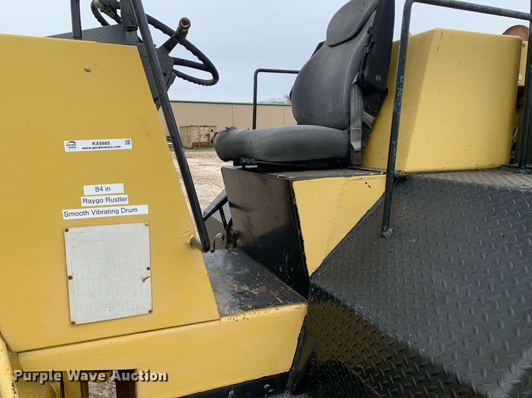 image for item KX9885 1971 Raygo Rustler single drum vibratory roller