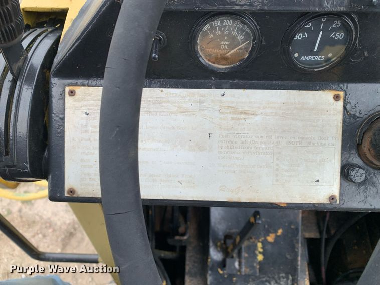 image for item KX9885 1971 Raygo Rustler single drum vibratory roller