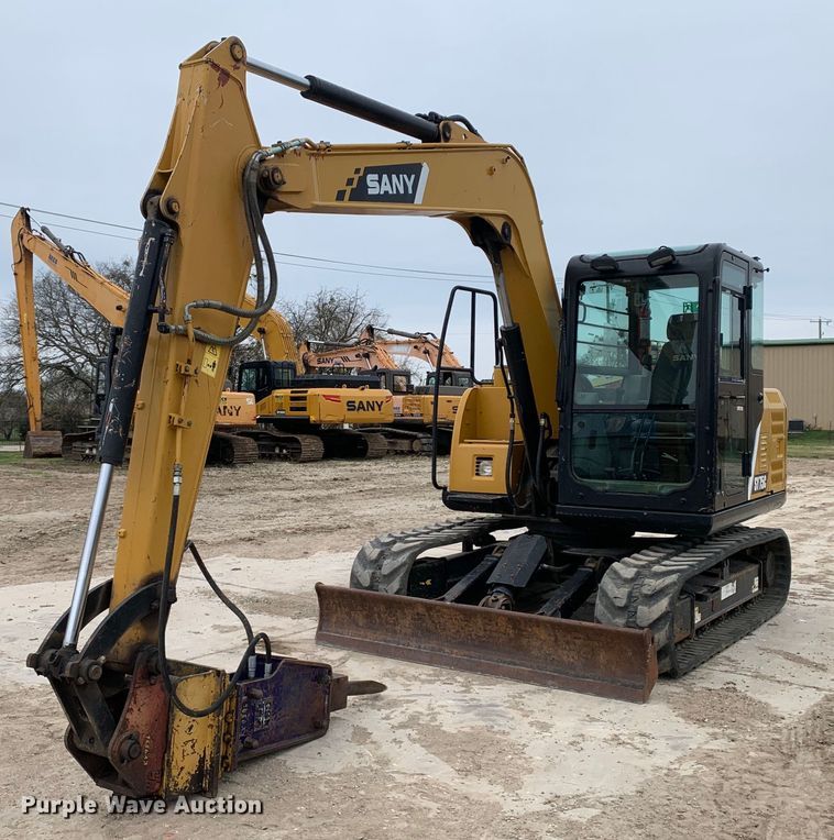 image for item KX9896 2016 Sany SY75C mini excavator